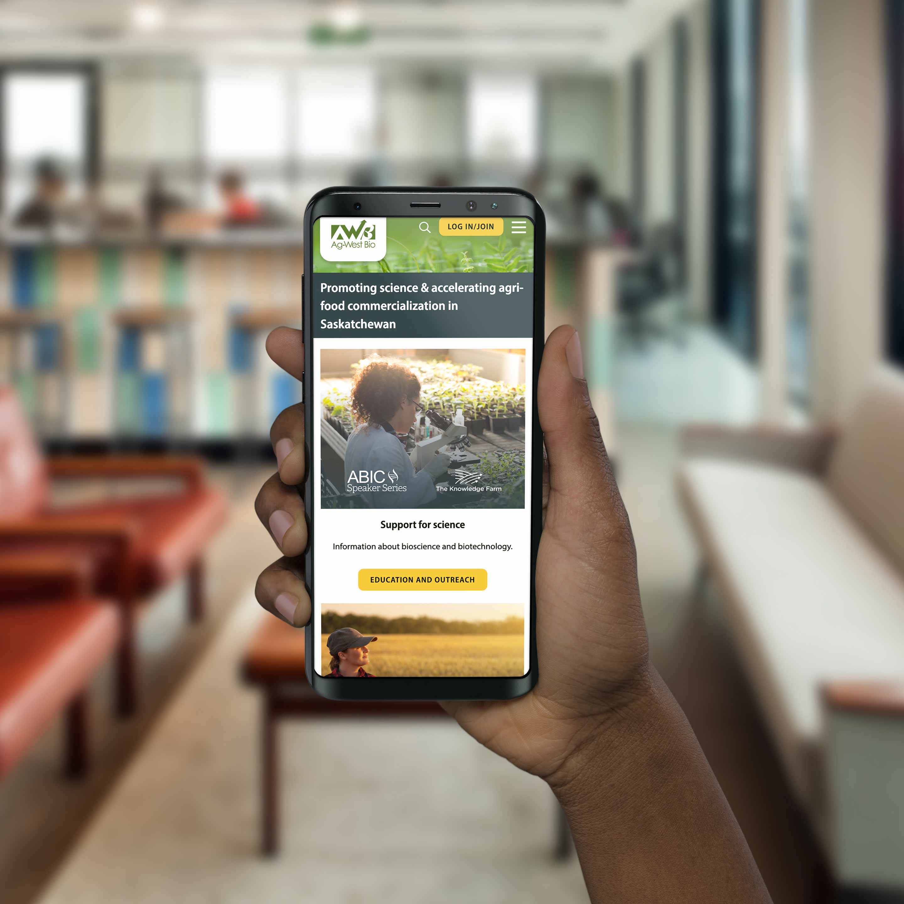Ag-West Bio - Website - Mobile