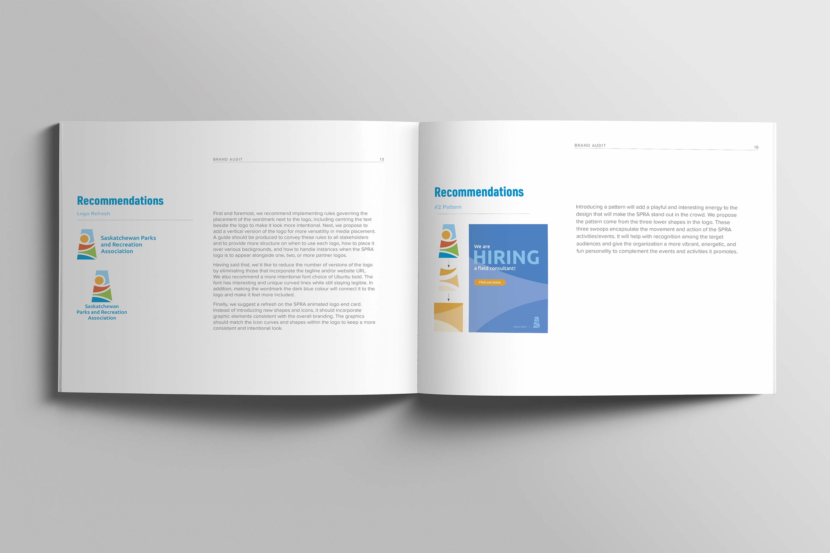 Saskatchewan Parks and Recreation Association - Brand Audit - Recommendations