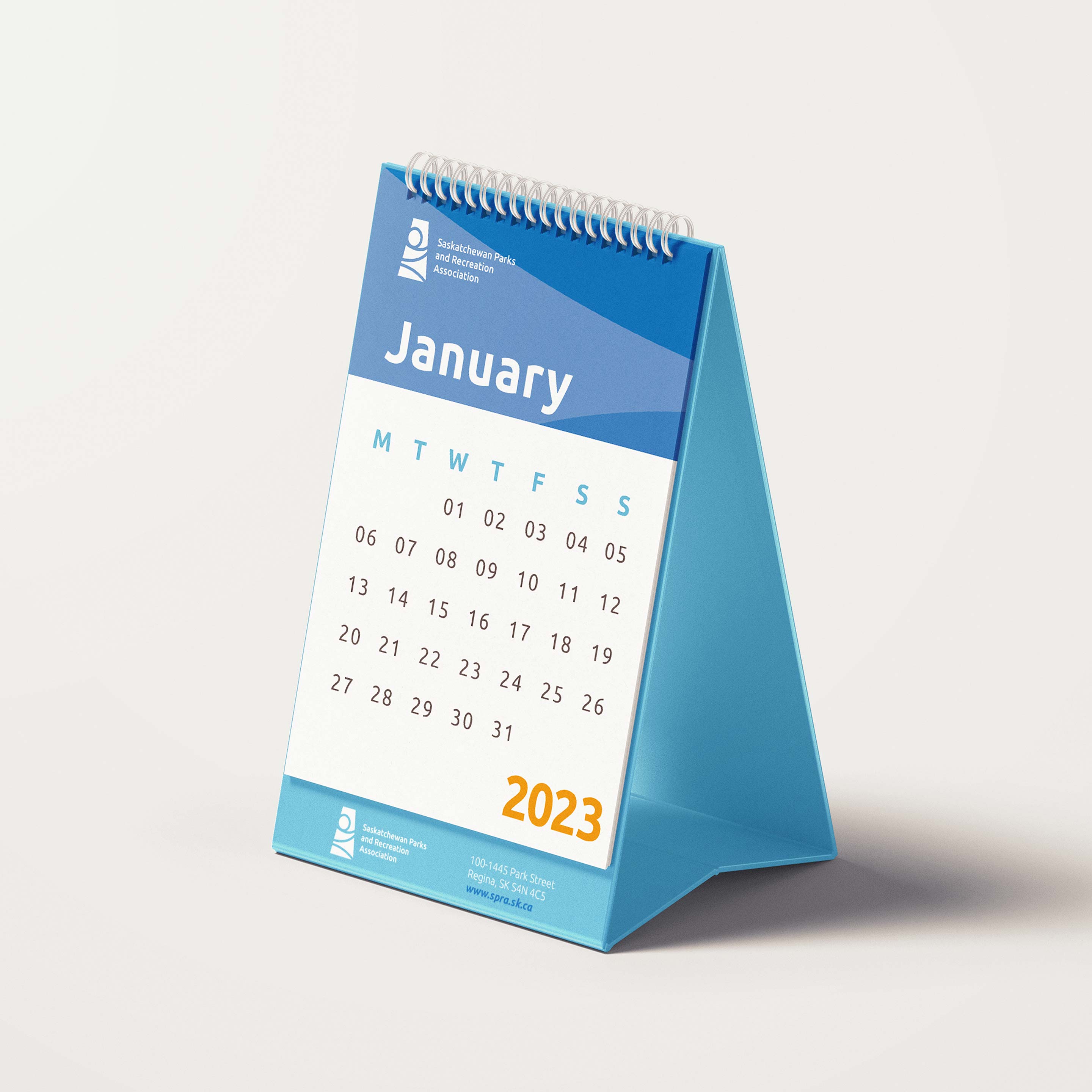 Saskatchewan Parks and Recreation Association - Desk Calendar