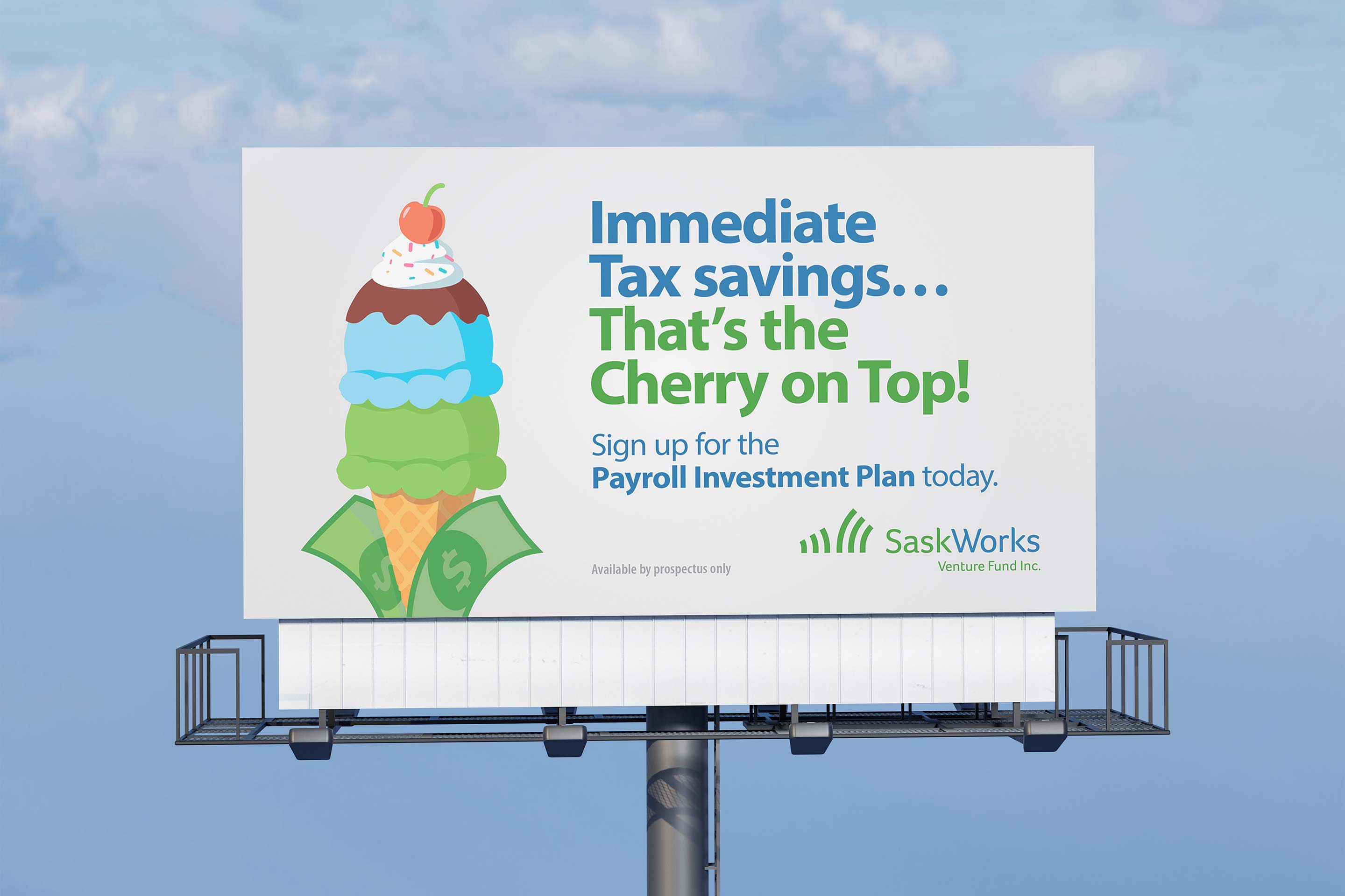 SaskWorks - Payroll Campaign - Billboard