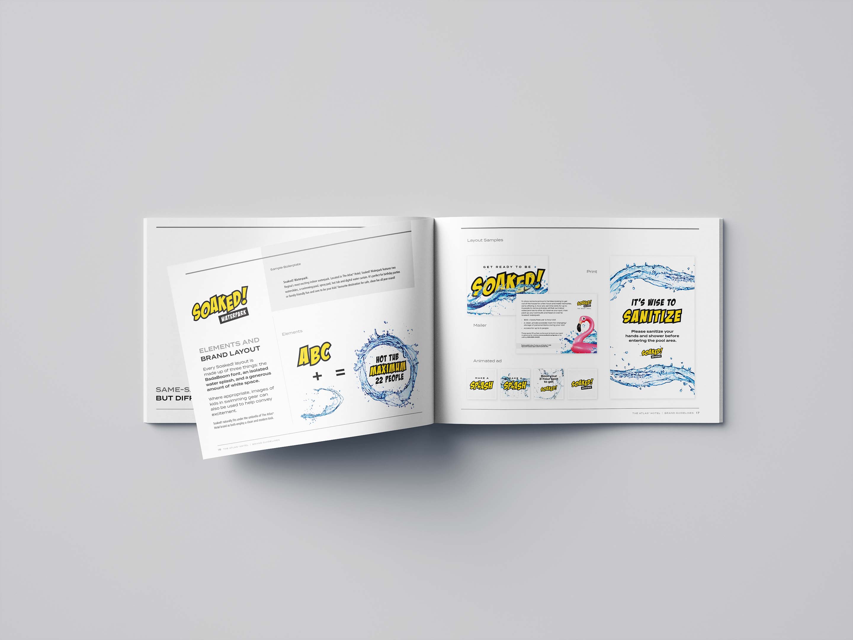 The Atlas - Brand Guidelines - Layout Samples