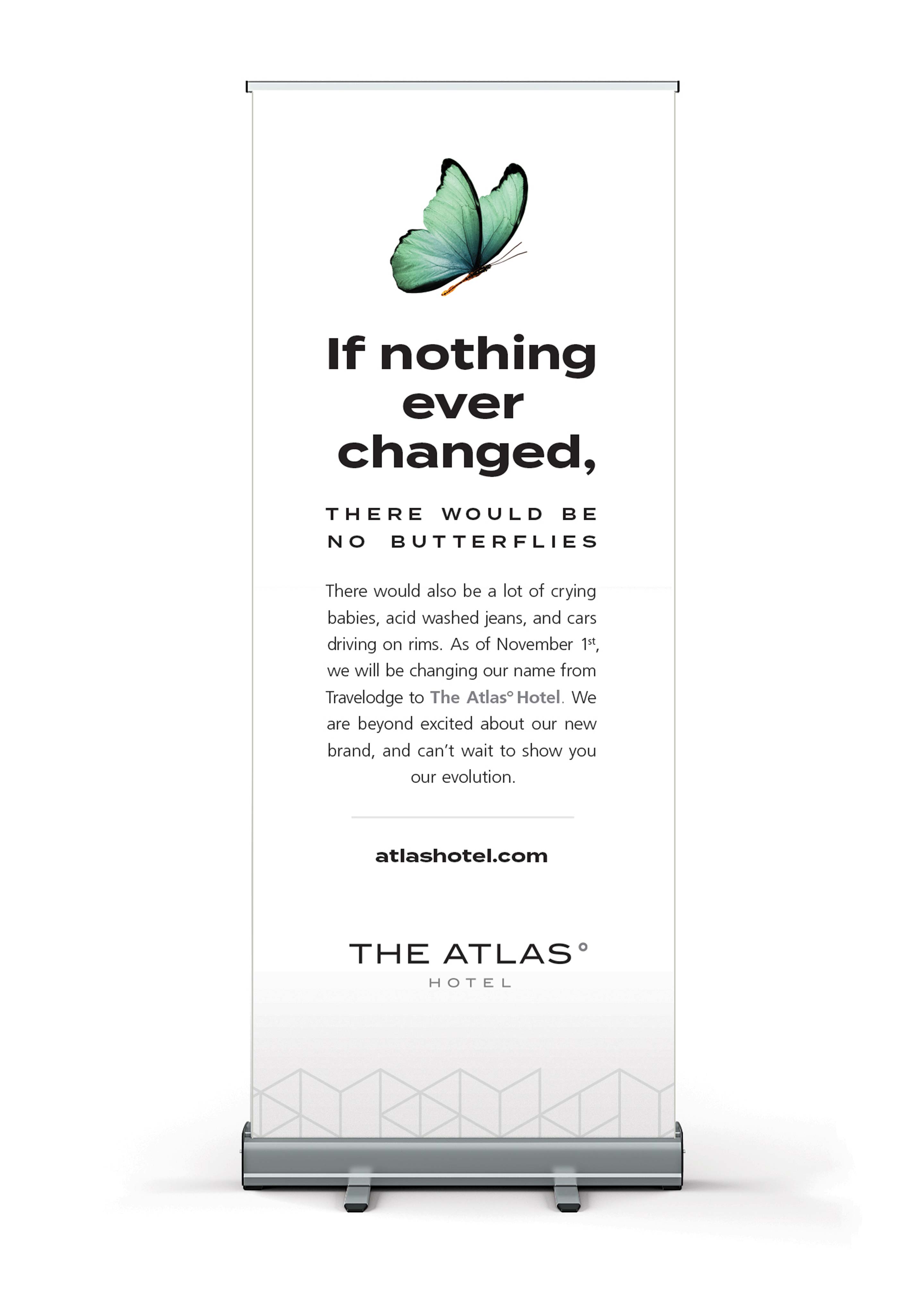 The Atlas - Rebrand Pull-Up Banner