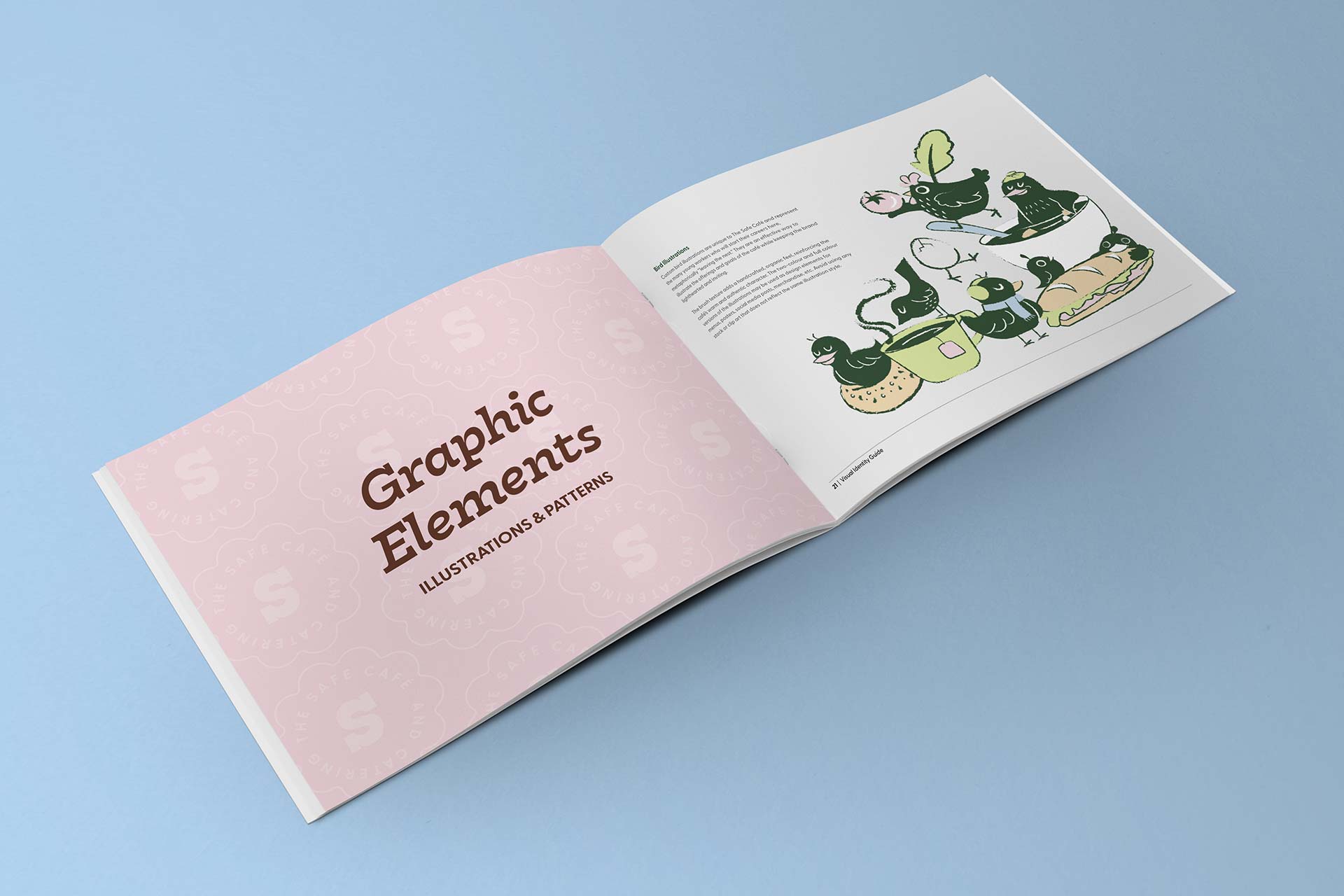 The Safe Cafe - Visual Identity Guide - Graphic Elements