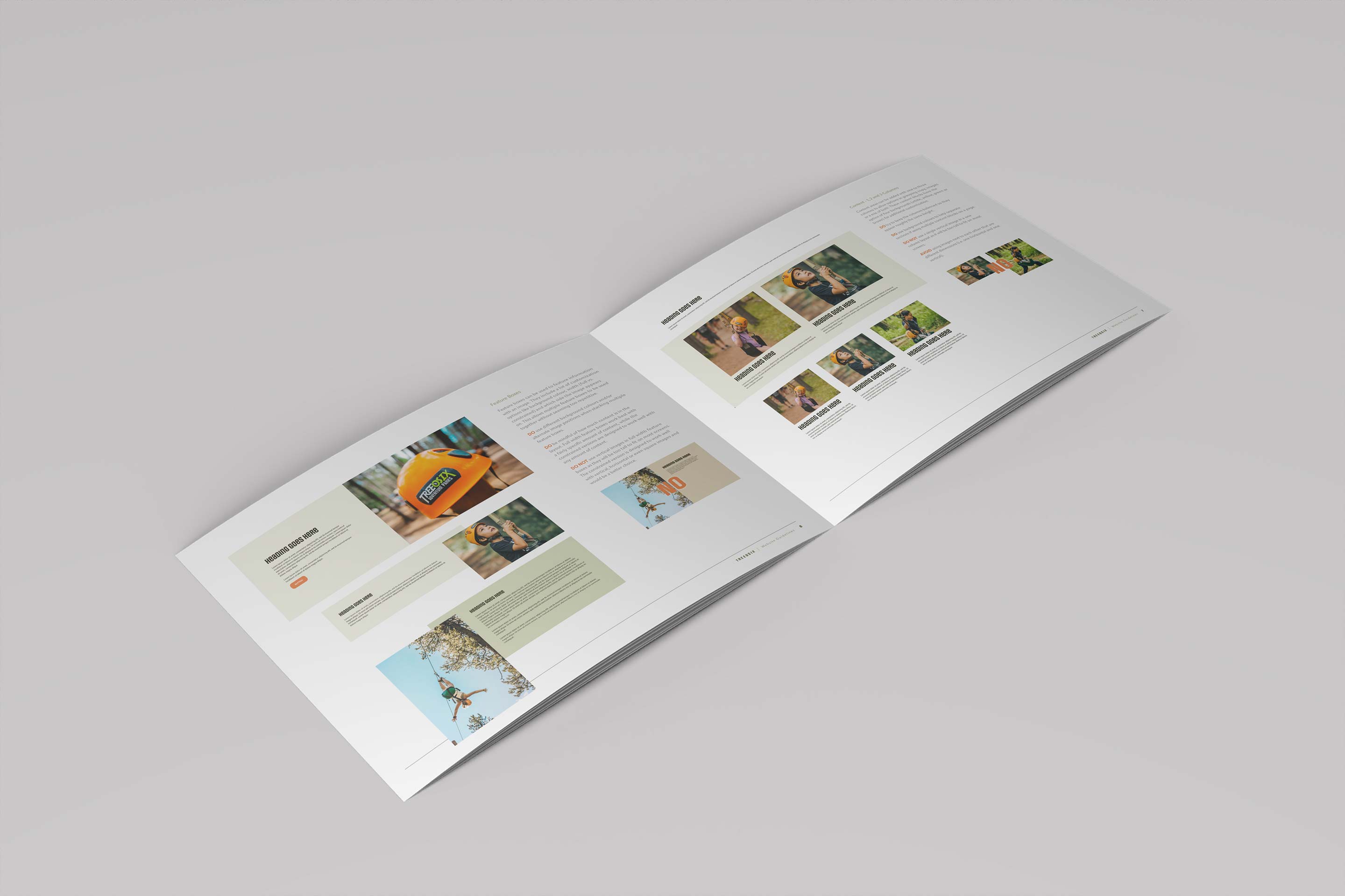 Treeosix - Website Guidelines - Layouts