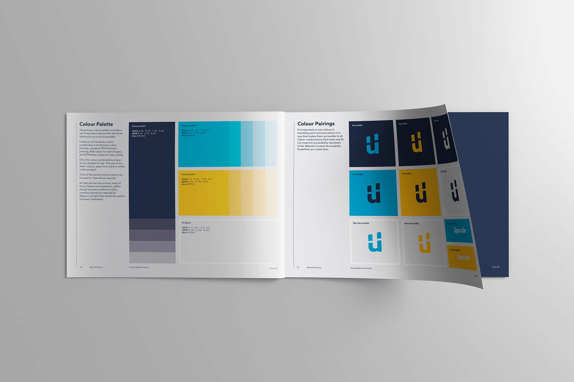 Upscale Business Growth Program - Visual Identity Colours