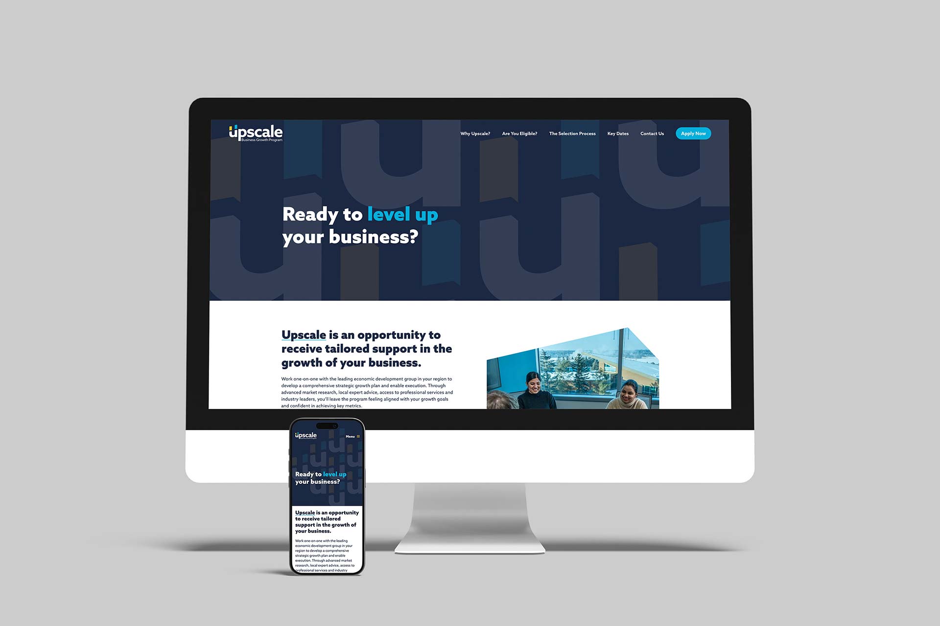 Upscale Business Growth Program - Website